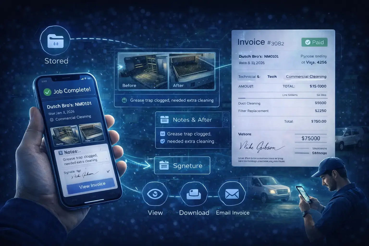 Invoicing Screen
