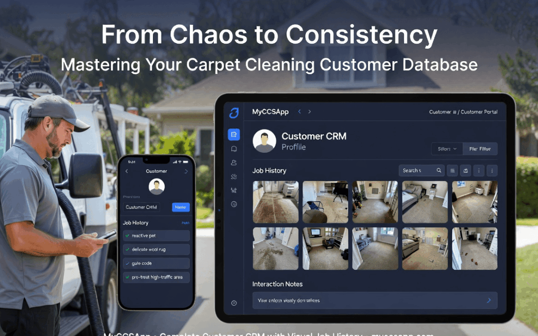 From Chaos to Consistency: Mastering Your Carpet Cleaning Customer Database