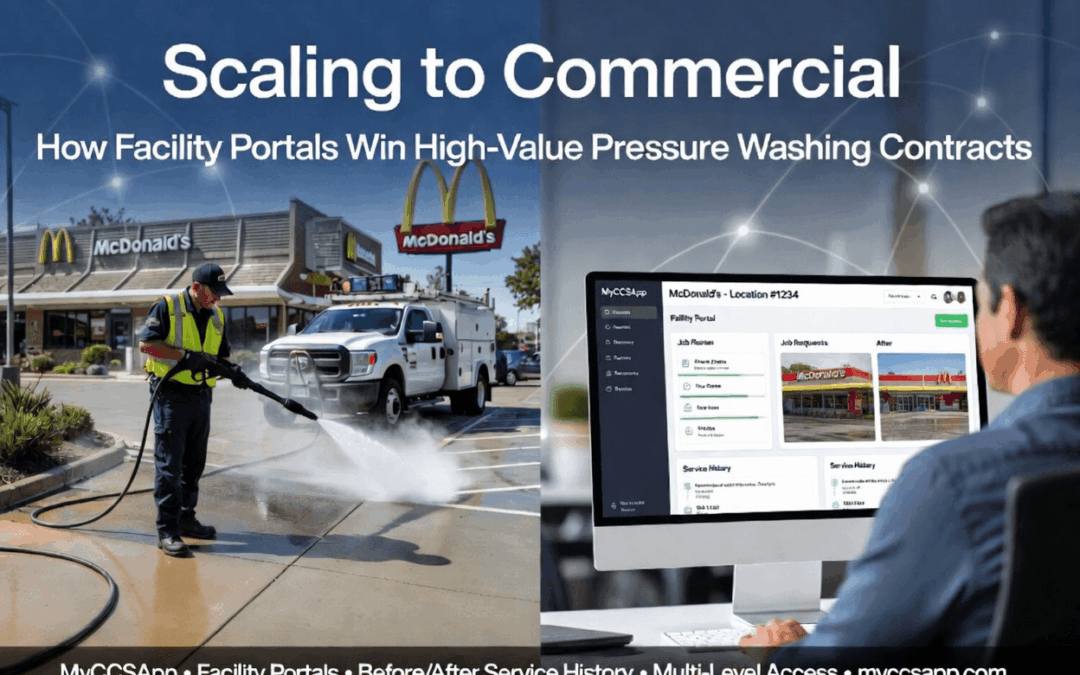 Scaling to Commercial: How Facility Portals Win High-Value Pressure Washing Contracts