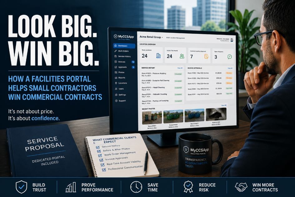 How a Facilities Portal Helps You Win Bigger Commercial Contracts