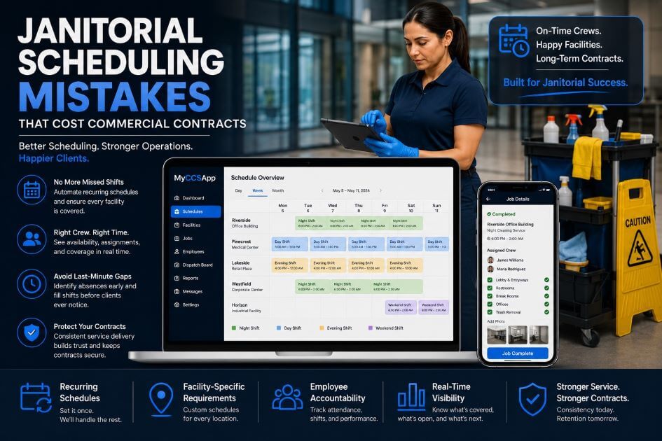 Janitorial Scheduling Mistakes That Cost Commercial Contracts