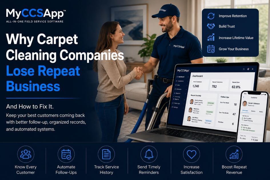 Why Carpet Cleaning Companies Lose Repeat Business (And How to Fix It)