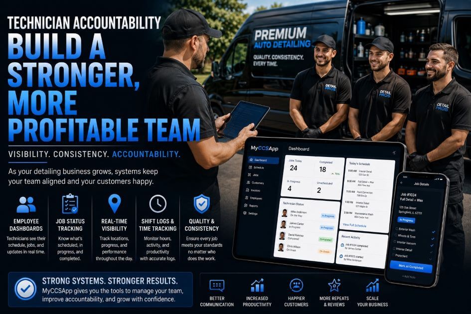 Technician Accountability for Auto Detailing Businesses