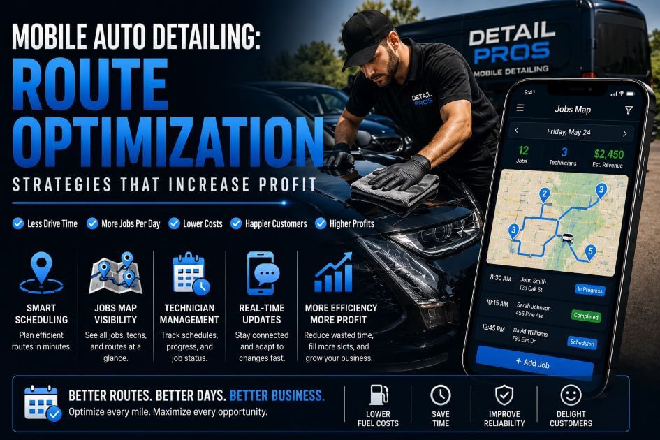 Mobile Auto Detailing: Route Optimization Strategies That Increase Profit