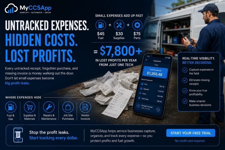 How Service Businesses Lose Thousands in Untracked Expenses